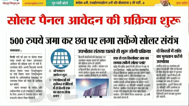 Solar Subsidy Yojana 2024